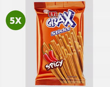 Load image into Gallery viewer, 10 Pack X ETi Crax Spicy and Herbs Flavor Biscuit Sticks (45 Gram)
