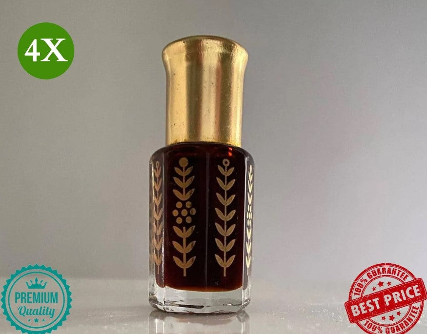 4X Black Musk Al Tahara Perfume (6.0 ml) مسك الطهارة الأسود