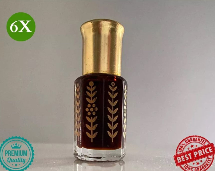 6X Black Musk Al Tahara Perfume (6.0 ml) مسك الطهارة الأسود