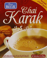 Load image into Gallery viewer, 4X Sticks Chai Karak Instant Tea With Skimmed Milk, Creamer,Sugar &amp; Cardamom كرك
