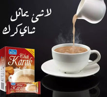 Load image into Gallery viewer, 32X Sticks Chai Karak Instant Tea With Skimmed Milk Creamer Sugar &amp; Cardamom كرك
