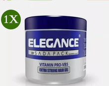 Load image into Gallery viewer, 1 Pack X Elegance Vitamin Protection Extra Strong Hair Gel ( 250 ml)جل اليجانس
