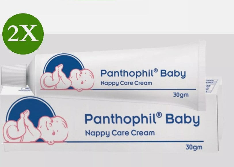 2 Pack X Panthophil Nappy Care Cream For Nappy Rash In Baby( 30 gram)