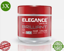 Load image into Gallery viewer, 3X ELEGANCE GEL Brilliant Hair Cream-250 ml
