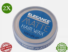 Load image into Gallery viewer, 2X Elegance Matte Hair Wax 140g - matte cream اليجانس واكس
