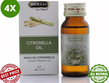 Load image into Gallery viewer, 4 X Hemani Citronella Oil (30ml)100% Natural زيت حشيشىة الليمون
