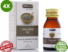Load image into Gallery viewer, 4 X Hemani Chia Seed Oil (30ml) 100% Natural زيت بذور الشيا
