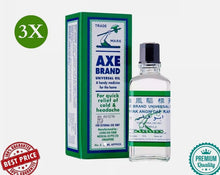 Load image into Gallery viewer, 3 X AXE Brand Universal Oil Quick relief of Cold &amp; Headache (3 ml) دهان أبو فاس
