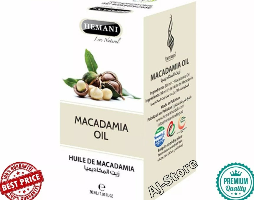 4X Hemani Macadamia Oil For Heart Health 30ml