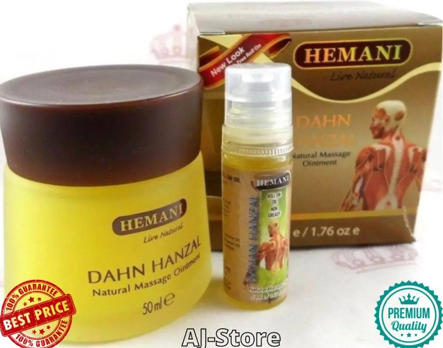 Hemani Dahn Hanzal Natural Massage Ointment 50ml Pain Relief Cream Muscle Joints