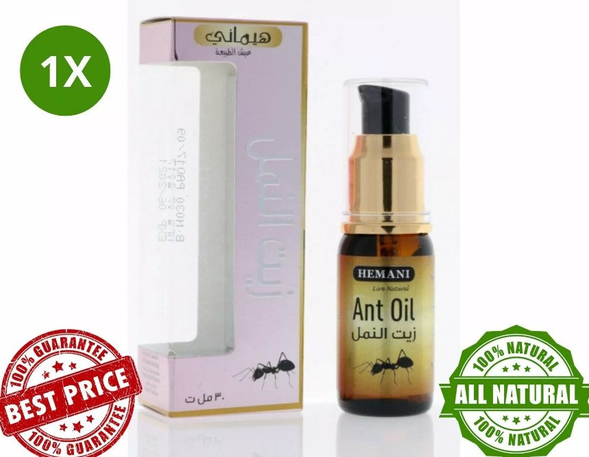 1X Hemani Ant Hair Reducing Oil Spray 30ml Skin زيت النمل