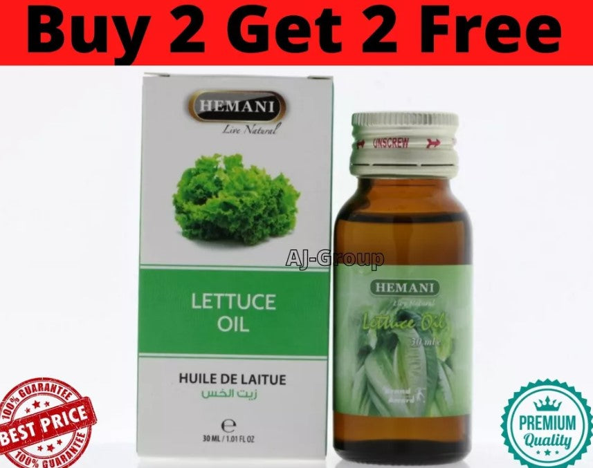 Hemani Lettuce Oil (30m) 100% Natural زيت الخس ✯ BUY 2 GET 2 FREE ✯