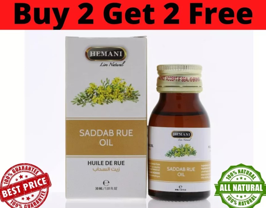 Hemani Saddab Rue Oil (30ml) 100% Natural زيت السداب ✯ BUY 2 GET 2 FREE ✯