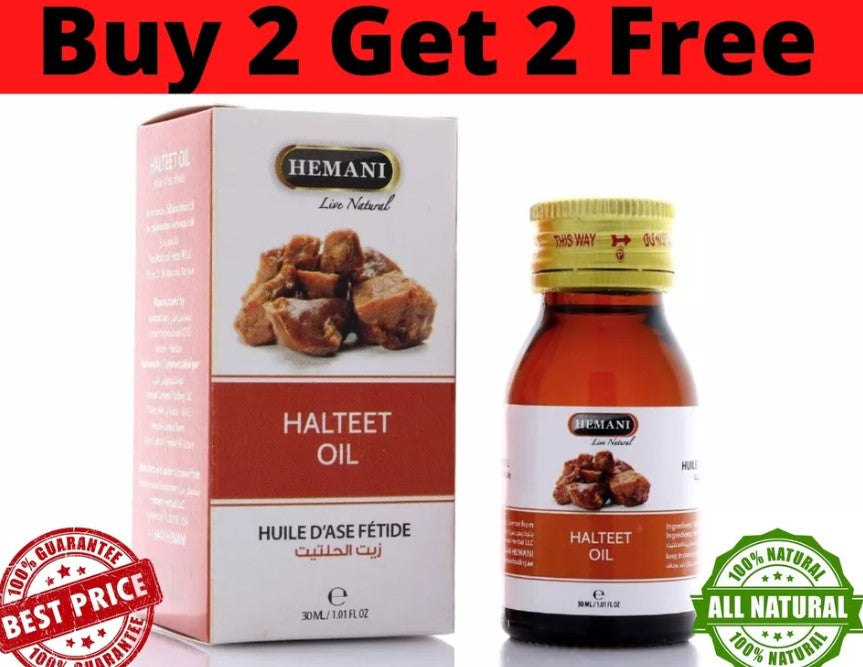 Hemani Halteet Oil (30ml) 100% Natural زيت الحلتيت✯ BUY 2 GET 2 FREE ✯