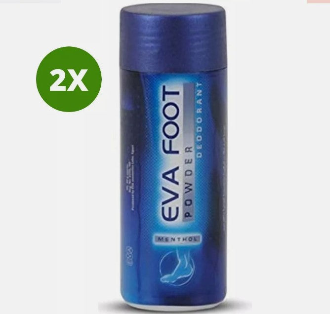 2 X Eva Foot Powder Deodorant With Menthol ( 50 Gram)