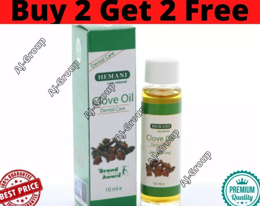 Hemani Clove Oil Dental Care Toothache For Fast Pain Relief ✯ BUY 2 GET 2 FREE ✯