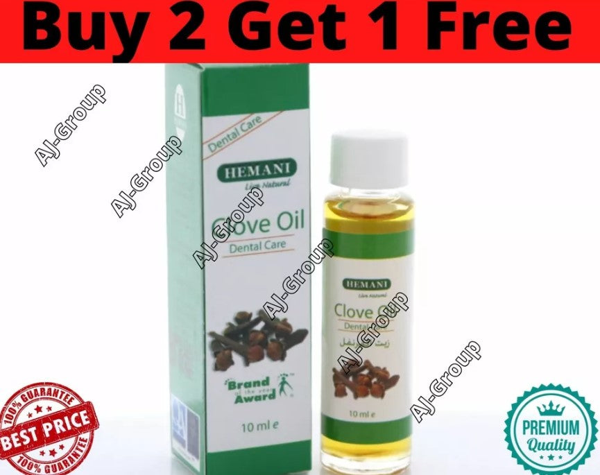 Hemani Clove Oil Dental Care Toothache For Fast Pain Relief ✯ BUY 2 GET 1 FREE ✯