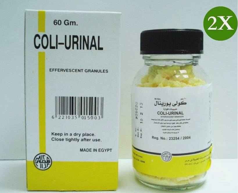 2X Coli-Urinal Effervescent granules Cholecystitisكولي يورينال حبيبات فوار