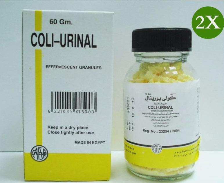 2X Coli-Urinal Effervescent granules Cholecystitisكولي يورينال حبيبات فوار