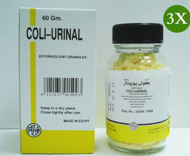 3X Coli-Urinal Effervescent granules Cholecystitisكولي يورينال حبيبات فوار