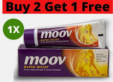 Load image into Gallery viewer, 1X Moov Rapid Pain Relief Cream For Muscles (100 g) ✯ BUY 2 GET 1 FREE ✯
