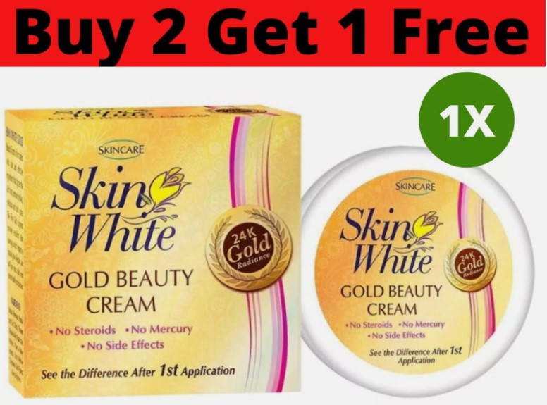 1 Pack X Skin White Gold Beauty Cream, No Mercury ✯ BUY 2 GET 1 FREE ✯