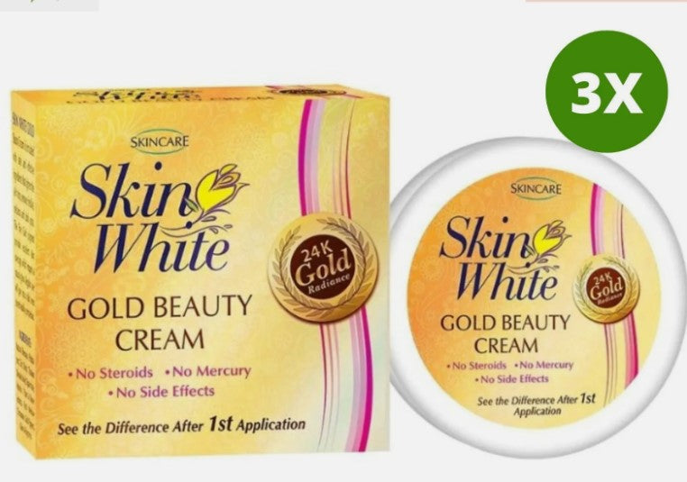 3 Pack X Skin White Gold Beauty Cream, No Mercury, No side effects