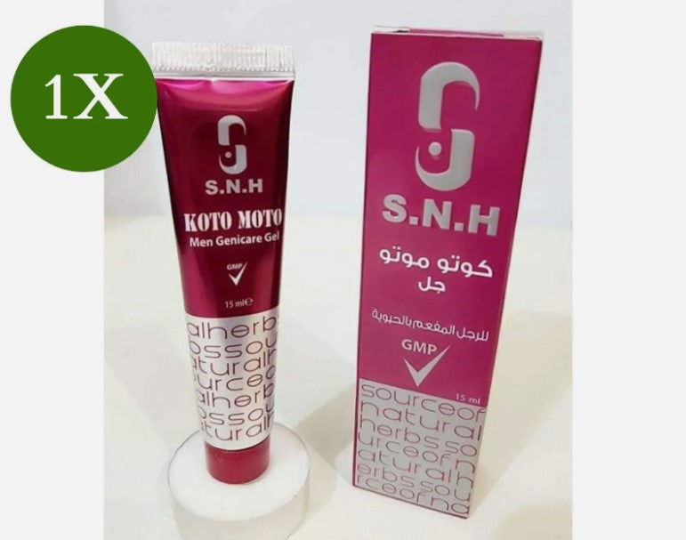 1 Pack X KOTO MOTO Men Genicare Gel (15 ml), Natural Herb كوتو موتو للرجال