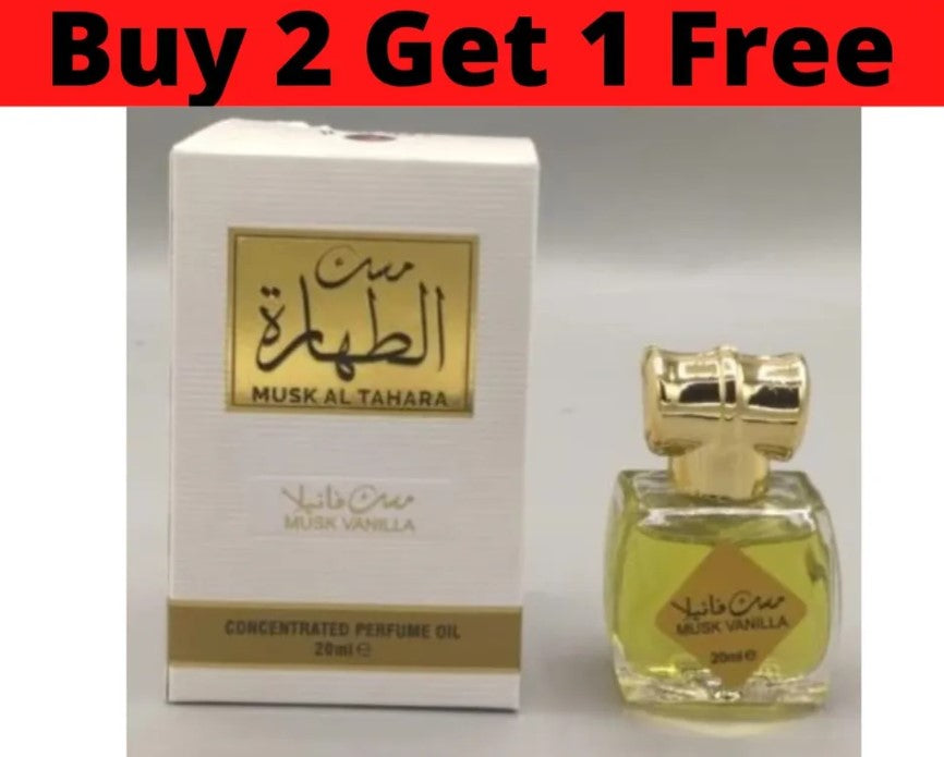 1 Pack X AlAQEEQ Vanilla Musk AL Tahara Concentrated Perfume oil 20ml