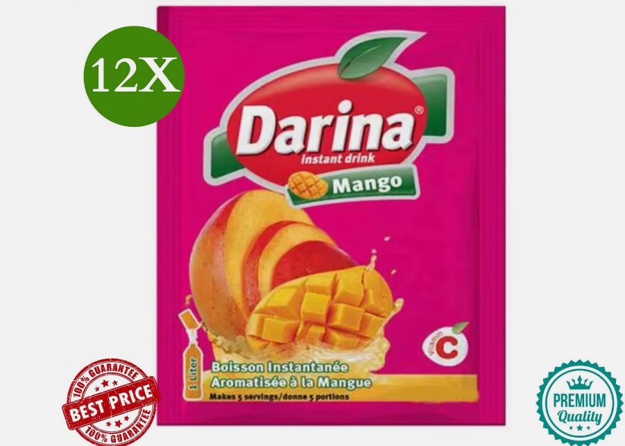 Darina Instant Drink Powder Mango Flavor 35 Gram 12 Pieces