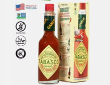 Load image into Gallery viewer, 1 Pack X Tabasco Red Pepper Garlic Flavor Sauce Halal (60ml)
