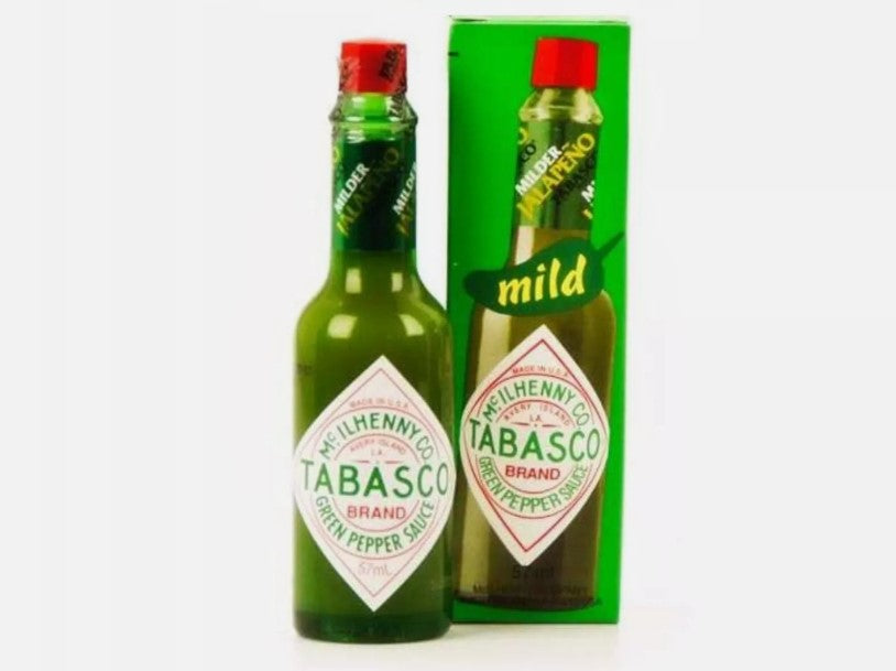 1 Pack X Tabasco Mild Green Pepper Flavor Hot Sauce Halal (60ml)
