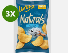 Load image into Gallery viewer, 3 Pack X Lorenz Naturals Sea Salt &amp; Pepper Roasted Chips,Family Size (3.5 Ounce)
