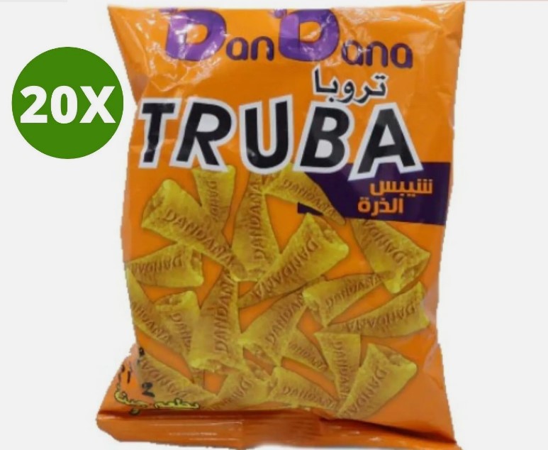 20 Pack X Dandana Truba Chips Nacho Cheese Flavor (20 Gram)