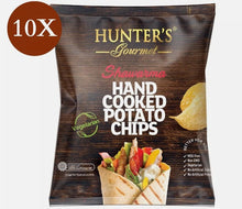 Load image into Gallery viewer, 10 Pack X Hunter’s Gourmet Hand Cooked Potato Chips Shawarma Flavor
