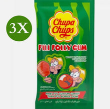 Load image into Gallery viewer, 6 Pack x Chupa Chups Fili Folly Gum Cotton Candy ( 11 gram)
