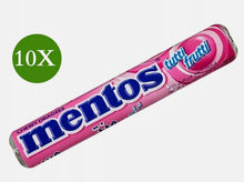 Load image into Gallery viewer, 10 Pack X Mentos Chewy Candy Tutti Fruti Flavor Halal (29 Gram) منتوس
