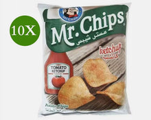Load image into Gallery viewer, 10 Pack X Mr.Chips Potato Ketchup Flavor (28 Gram) مستر شيبس بالكاتشب
