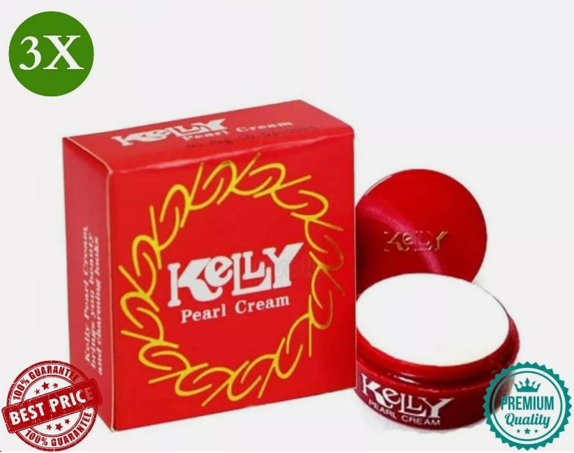 3X Kelly Pearl Whitening Beauty Cream For Removing Freckles Pimples