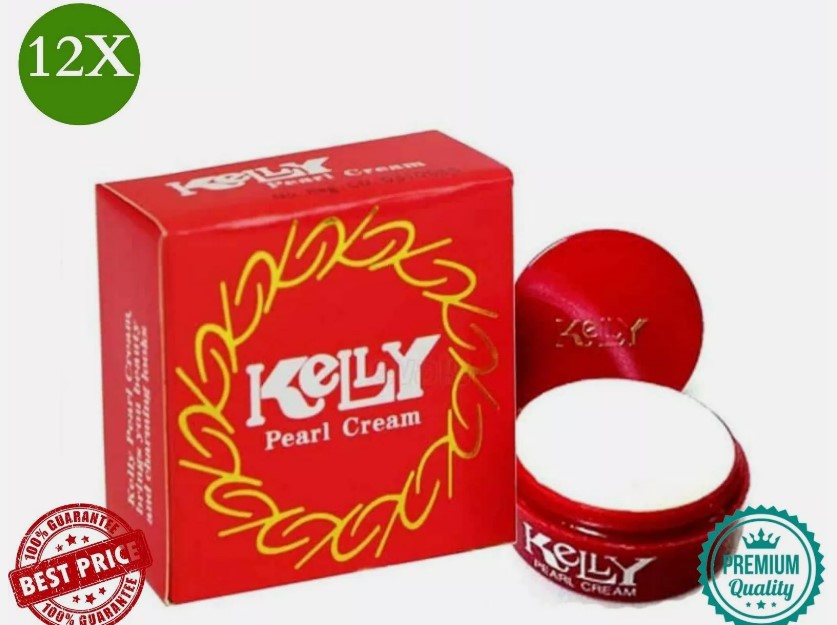 12X Kelly Pearl Whitening Beauty Cream For Removing Freckles Pimples