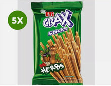 Load image into Gallery viewer, 10 Pack X ETi Crax Spicy and Herbs Flavor Biscuit Sticks (45 Gram)
