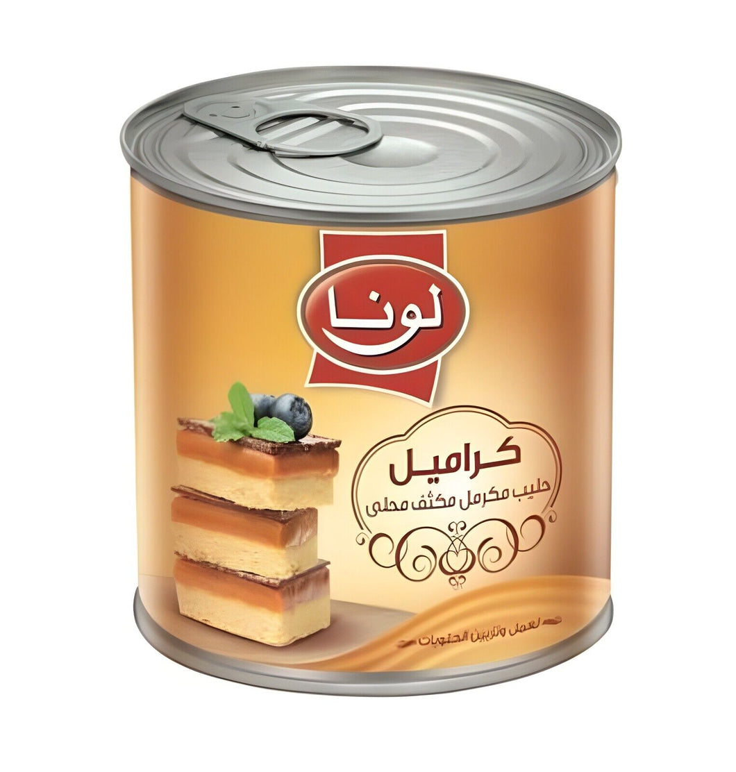 Luna Caramel Sweetened Milk 395 gram حليب مكرمل مكثف محلى