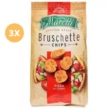 Load image into Gallery viewer, 3 Pieces X Maretti Bruschette Pizza Flavor Italian Style (70 Gram)
