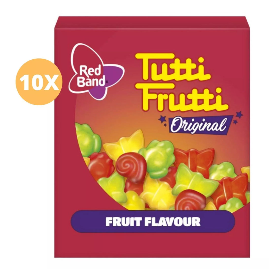 10 Packet X Tutti Frutti Candy Pastilles 18 Gram توتي فروتي