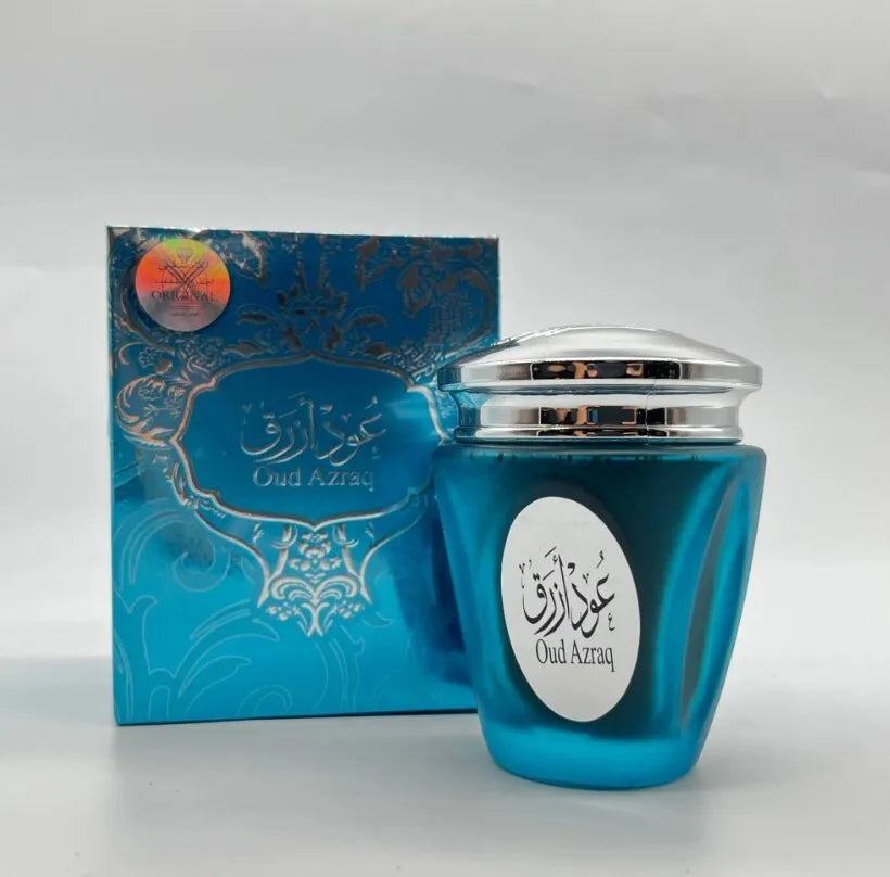 Incense Bakhoor Sticks Saudi Oud Azraq , Blue Oud Bakhour بخور عود أزرق