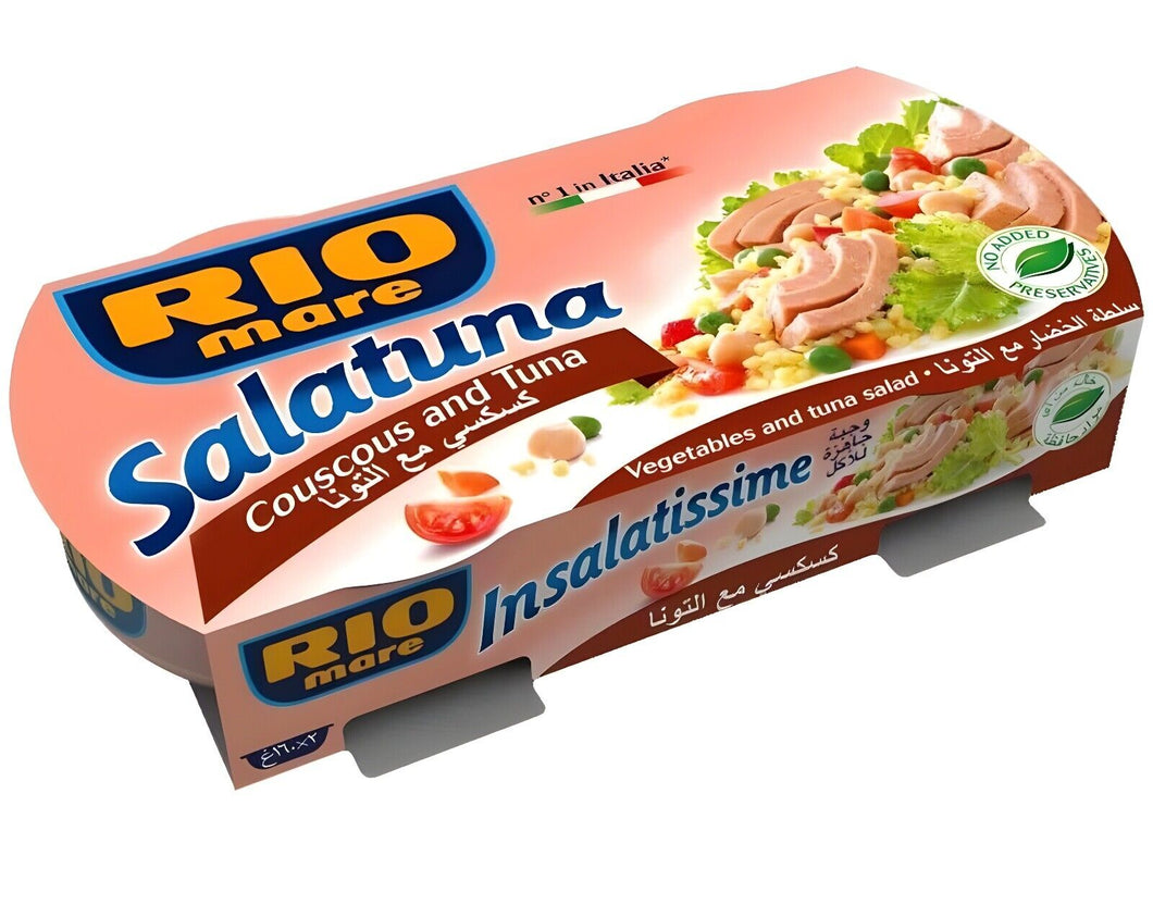 2 Pieces X Rio Mare Tuna Salatuna Couscous Recipe Healthy Meal (160 Gram)