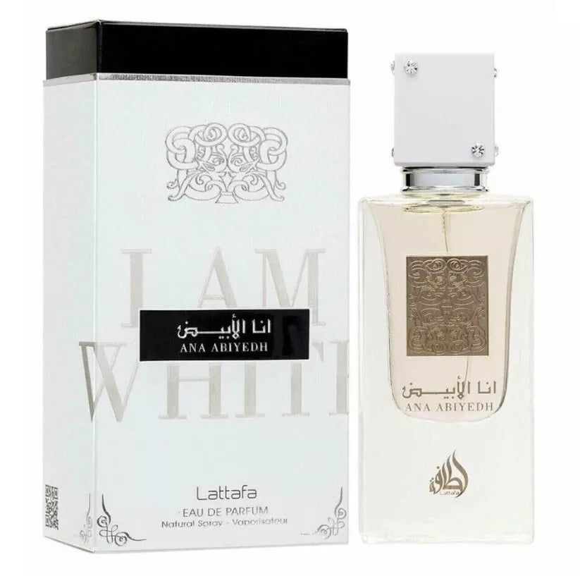 Lattafa Ana Abiyedh I am White Eau De Parfum EDP 60ml (Unisex)🥇