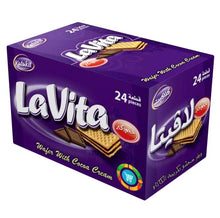 Load image into Gallery viewer, 24 Pieces X Katakit Lavita Wafer Cocoa (22 Gram) بسكويت لافيتا
