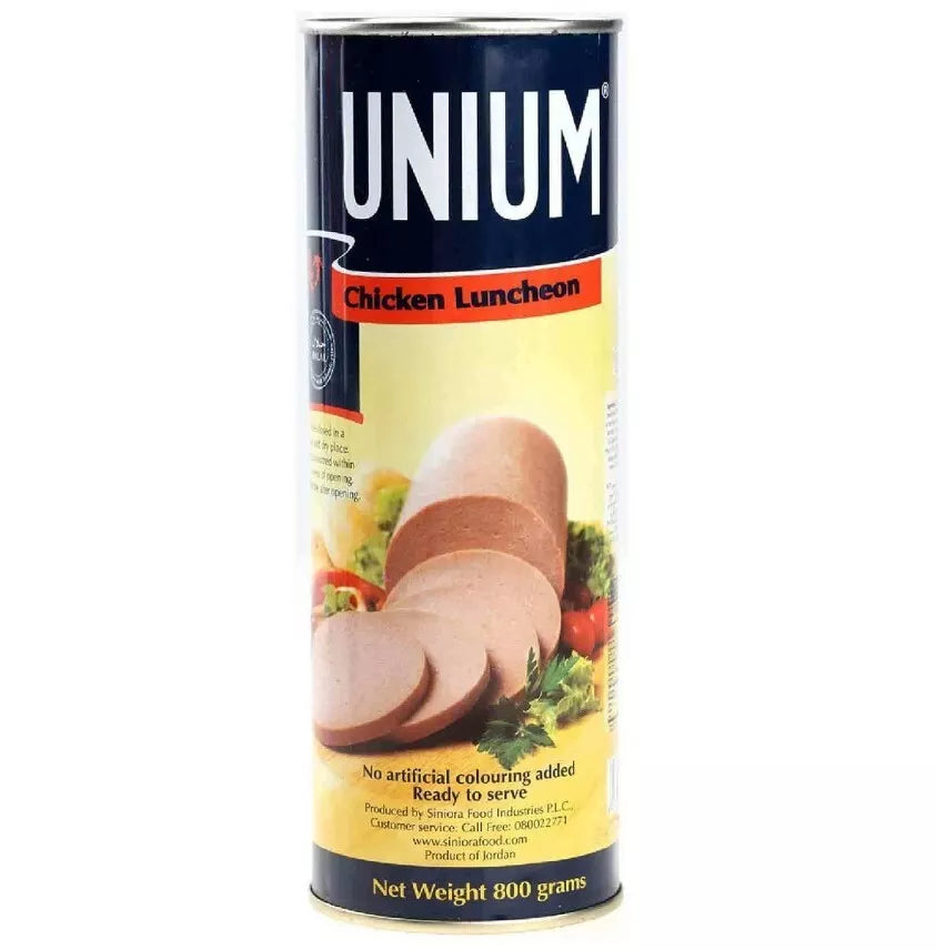 1X Unium Luncheon Chicken Halal ( 800 gram) لانشون دجاج يونيوم