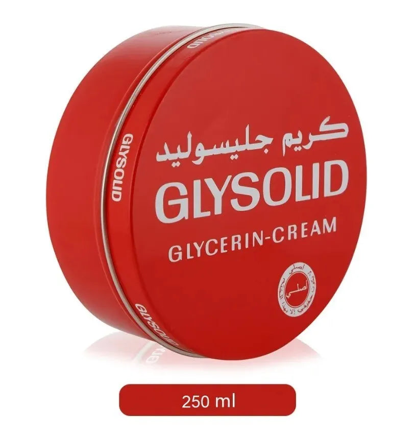 1 X GLYSOLID Glycerin Cream - DRY SKIN Softening Moisturizer ( 250 ml / 8.4 oz)